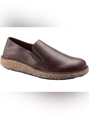 Birkenstock Callan Vintage Wood Roast pebbled slip on loafer EU43/US10